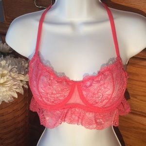 Catherine Malandrino Fushia Bralette NWT